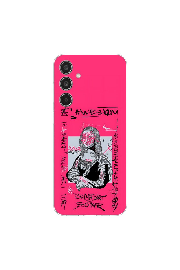 Samsung Galaxy M35 Compatible Graffiti 1 Design Transparent Case