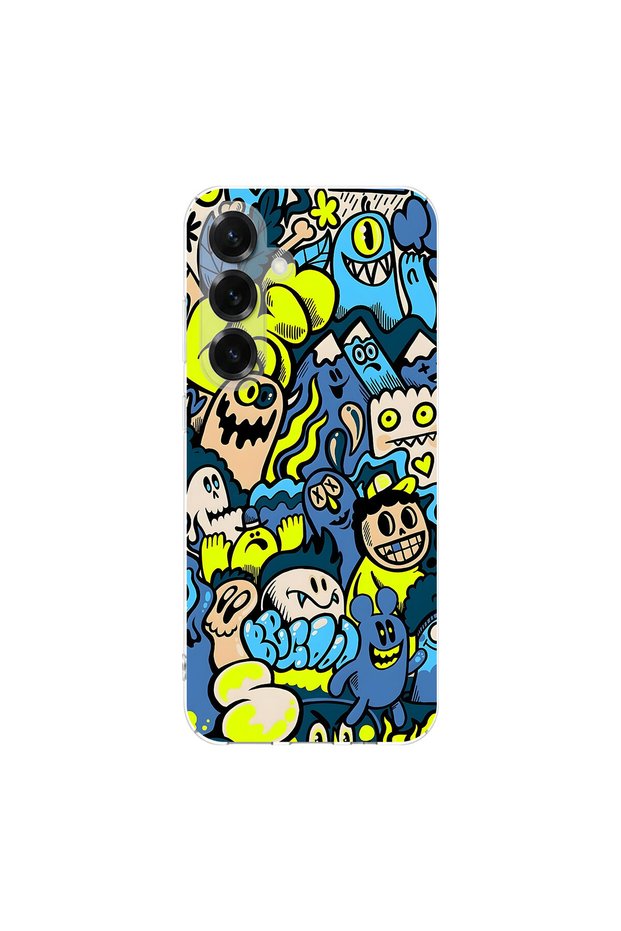 Samsung Galaxy S25 Plus Compatible Graffiti 11 Design Transparent Case