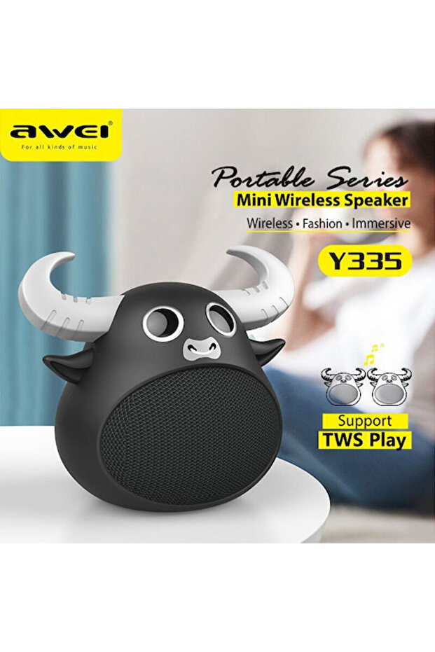 Y335 Ηχείο Bluetooth 3W Μαύρο - 2
