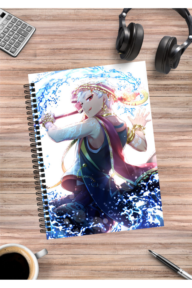 Twisted Wonderland Anime Spiral Notebook A5 (50 Sheets)