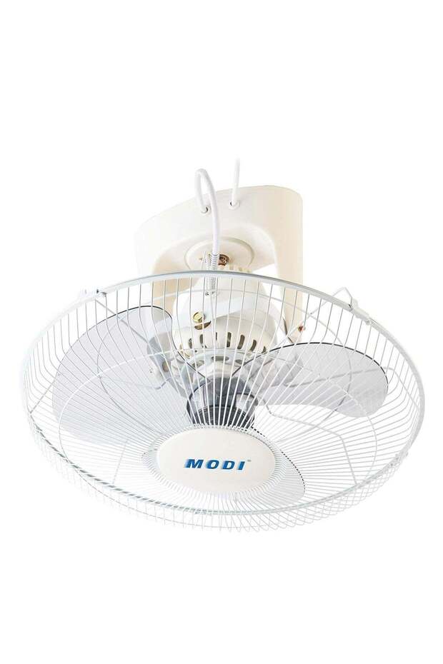 White Cooling Fan with 3 Speed Choices 360 Degree Oscillating Fan for Home and Office