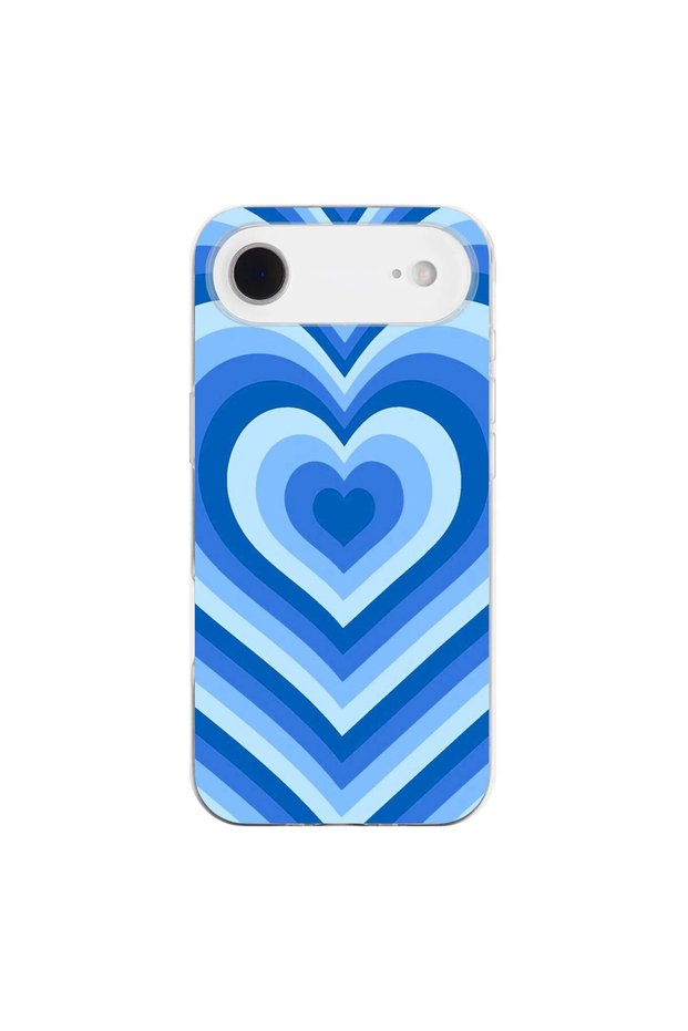 iPhone 17 Air Compatible Heart 4 Design Transparent Case