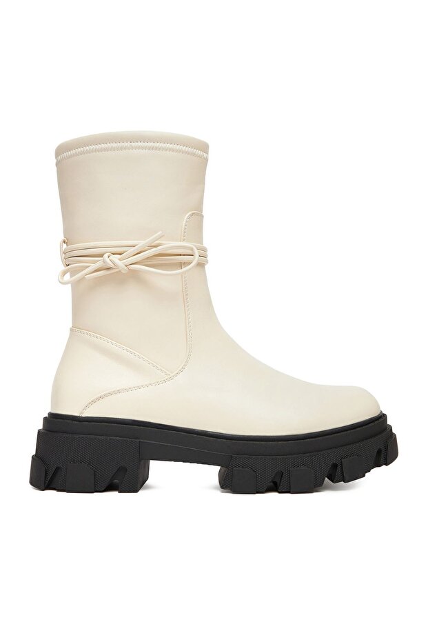 Botine de damă 13105 Bej - 1