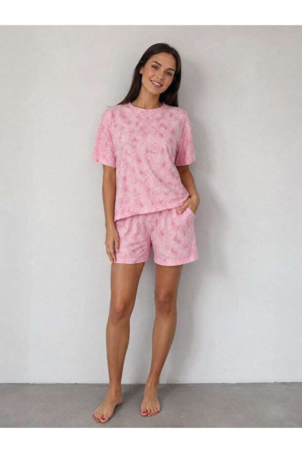 Şortlu pijama takımı