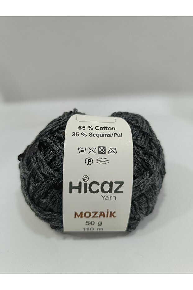 Hicaz Large Sequin Hand Knitting Yarn 50Gr