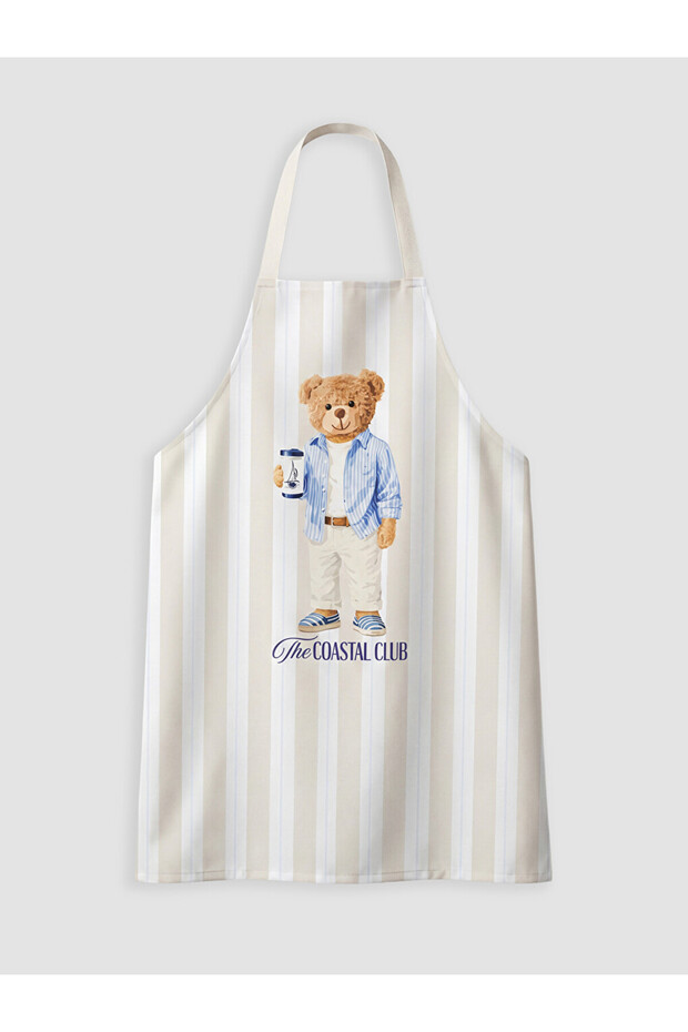 Mixed Teddy Bear Printed Kitchen Apron