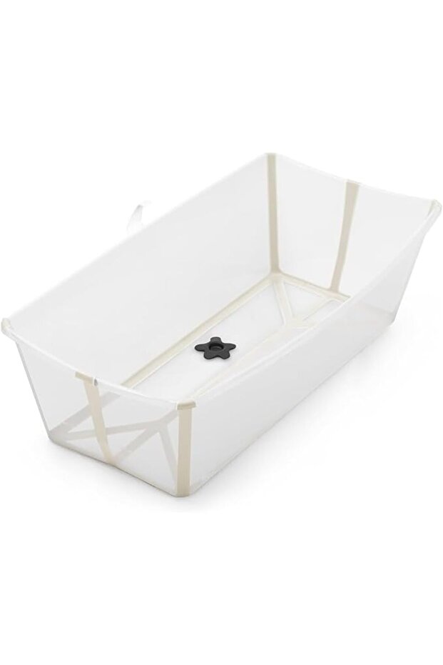 Flexi Bath X-Large - Spacious Foldable Baby Bath Tub - Lightweight & Easy to Store - Sandy Beige