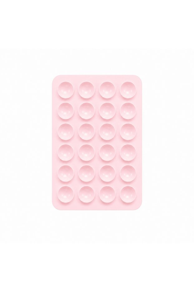 Adhesive Non-Slip Silicone Suction Cup Phone Holder Compatible with All Phones