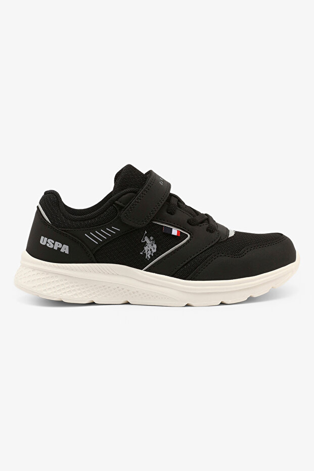 Nape Jr Boy's Comfortable Stylish Casual Everyday Low Top Sneaker - Black