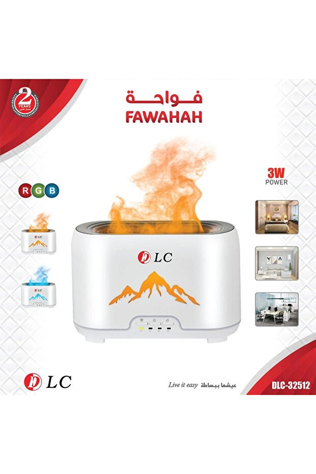 فواحة عطرية بإضاءة اللهب DLC-32512