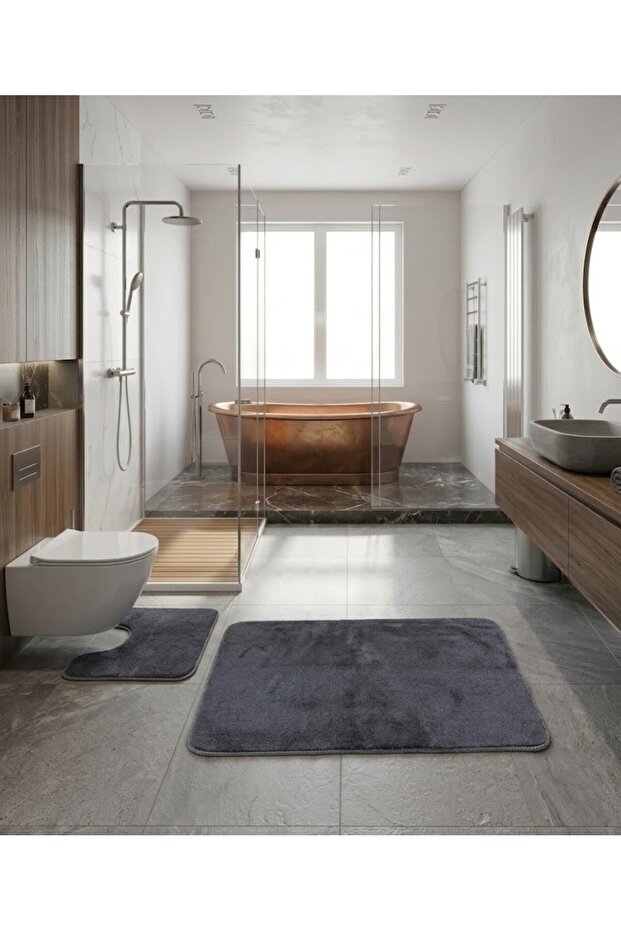 Bohemian 2-Piece Non-Slip Plush Bath Mat 40X50 50X100
