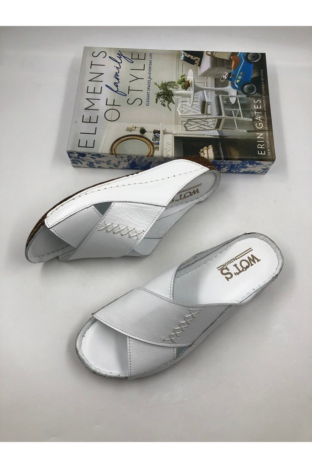 Wots Genuine Leather Orthopedic Slippers