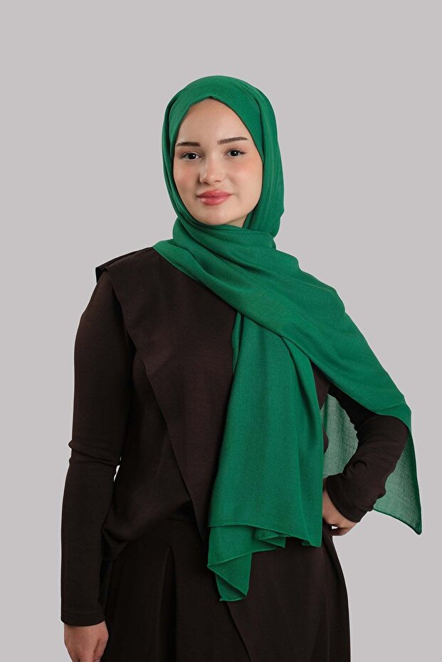 شال فيسكوز إيطالي كلاسيكي مسطح بلون الزمرد بخياطة إيطالية 202127_37