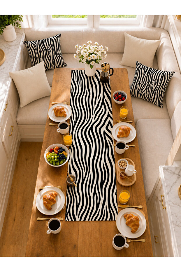 Leopard Patterned Modern Decorative Runner Tablecloth - 2
