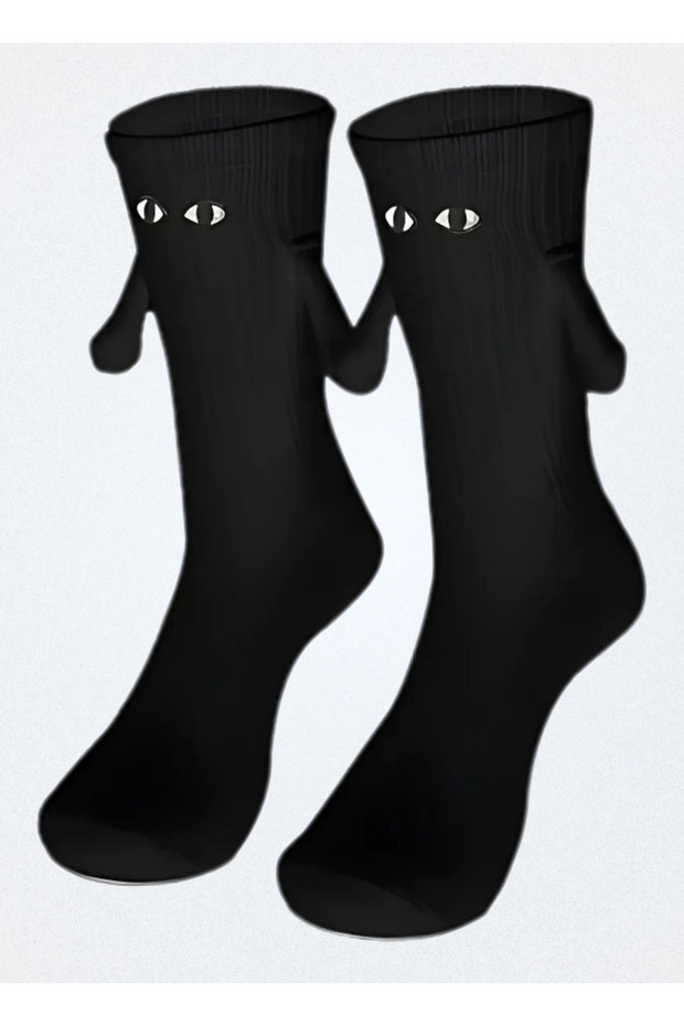 Women's and Men's Magnetic Hand-Holding Socks (1 Piece) - Magnetic Attraction Socks