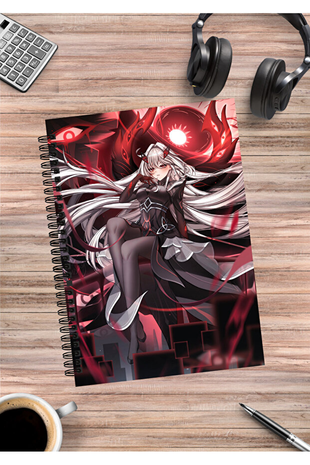Genshin Anime Spiral Notebook A5 (50 Sheets)
