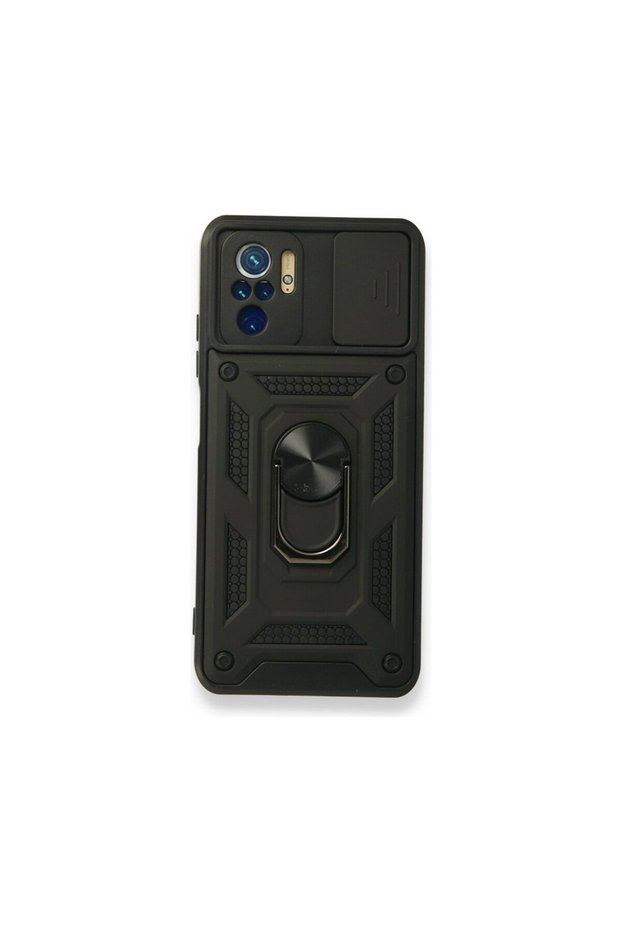 Xiaomi Redmi Note 10S Case Ultra Protected Sliding Vega Cover with Magnetic Ring Stand