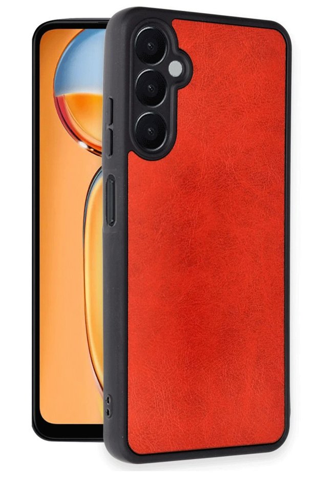Shopilke Galaxy A36 Case Aras Leather Cover (134040) - Red