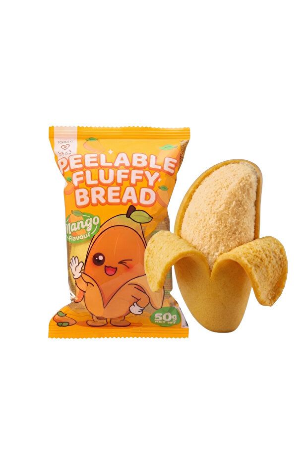 Peelable Fluffy Bread Mango Flavour 50g
