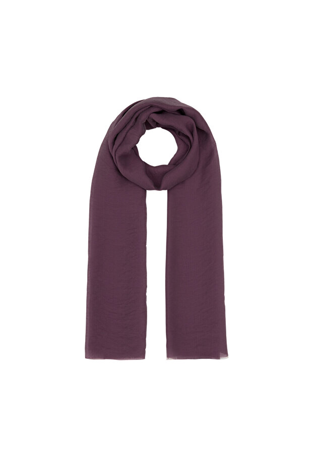 Fig Purple Plain Shawl 6995
