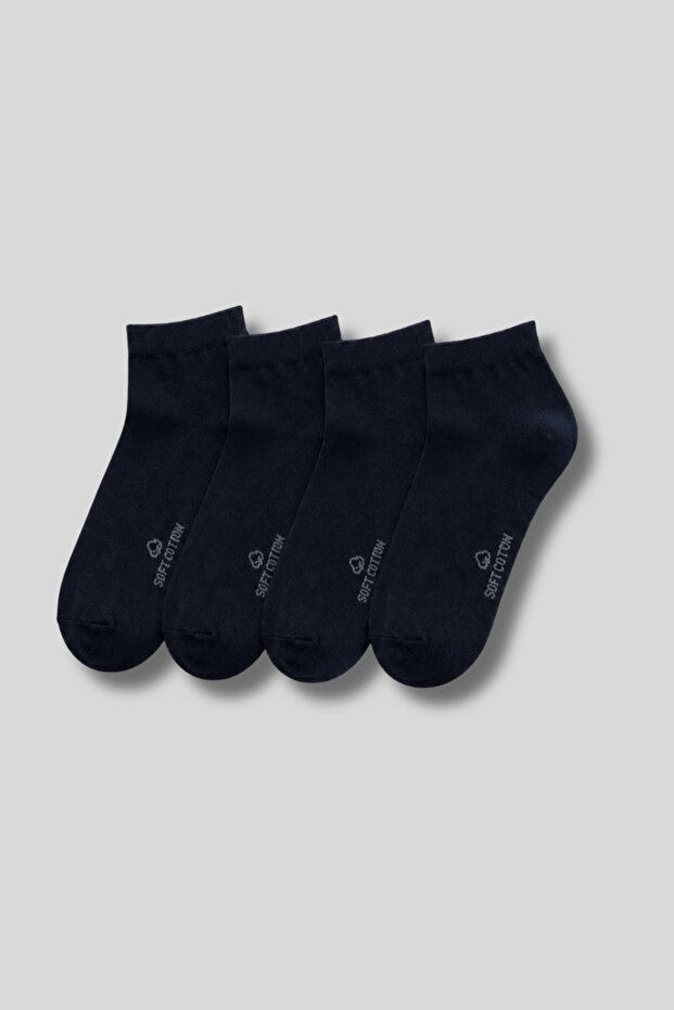 Women's 4-Pack Cotton Bootie Socks