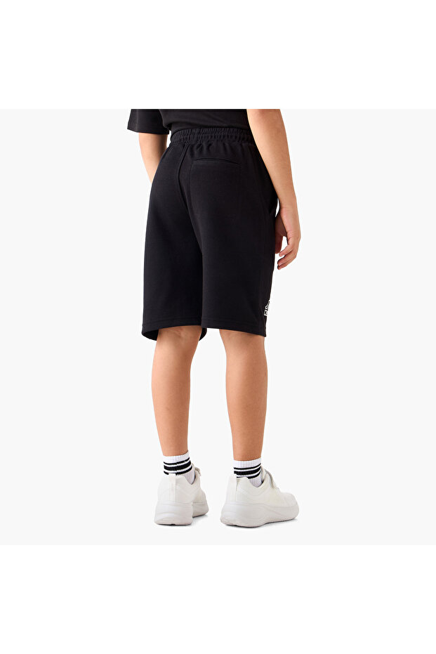 Elasticated Drawstring Shorts with Pockets - 3