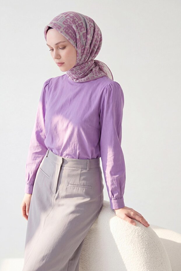 Soft Scarf Abstract Pink