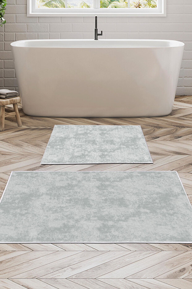 Non-Slip, Washable, Digitally Printed 2-Piece Toilet Seat Set |   Rectangle |   Felt Base |   Vintage |   2092m