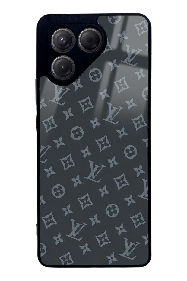 Tecno Pova 7 Gray Lv Design Glossy Phone Case