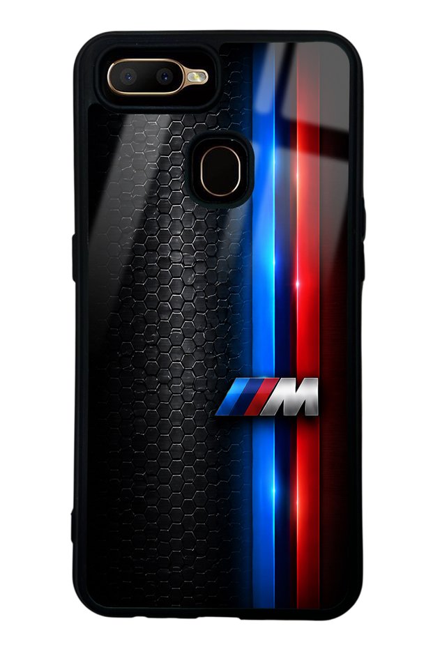 حافظة هاتف أوبو A5s باللون الأسود M2 بتصميم لامع