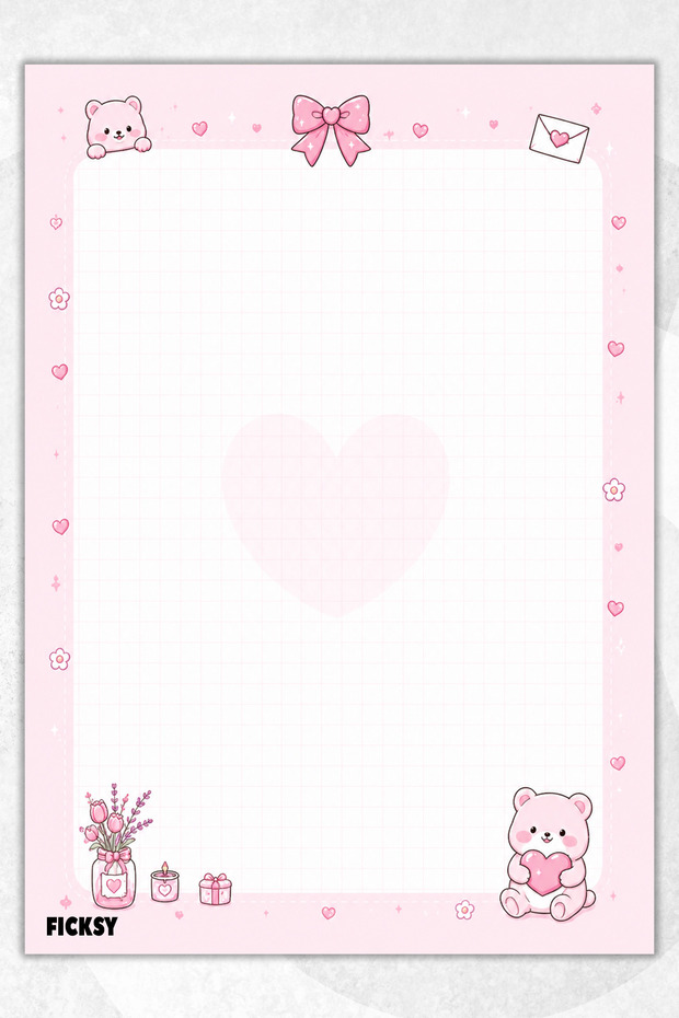 A4 Notepad Checkered Notebook - 50 Sheets - Memopad - Notepad - Notepad - Note Paper - 1