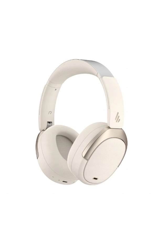 Căști wireless W80 over-ear cu microfon Bluetooth 5.4 Bej