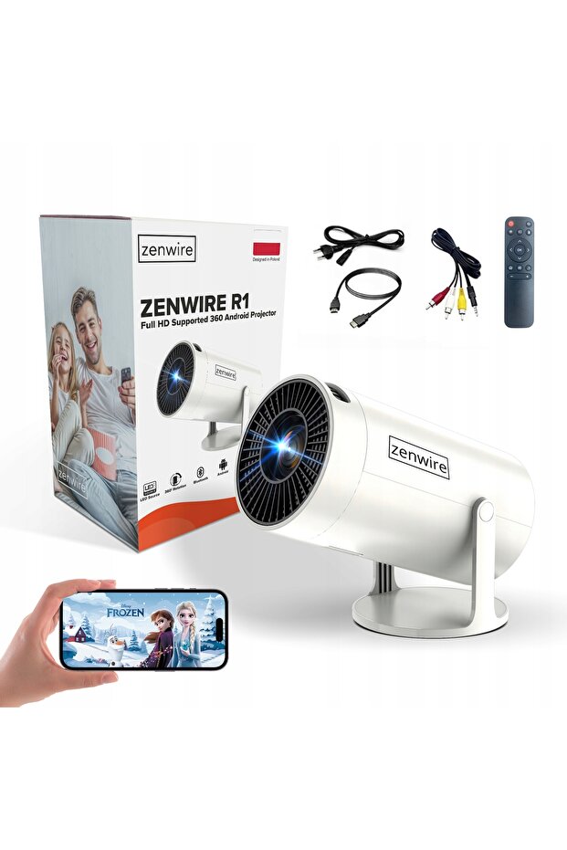 Proiector KPROR1 LED HD Ready Wi-Fi Bluetooth Android - 6