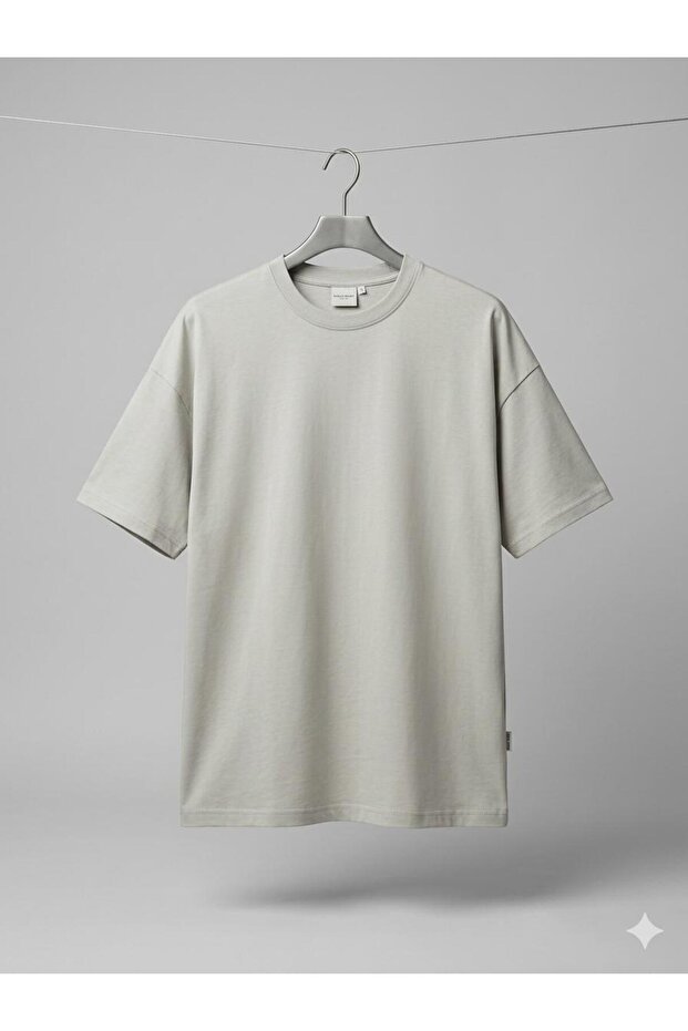 Plain Half Oversized Unisex T-Shirt