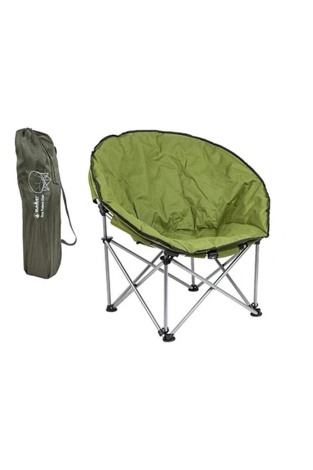 Oversized Moon Camping Chair Portable Folding Saucer Chair with Carry Bag for Outdoor Camping Fishing Beach Garden