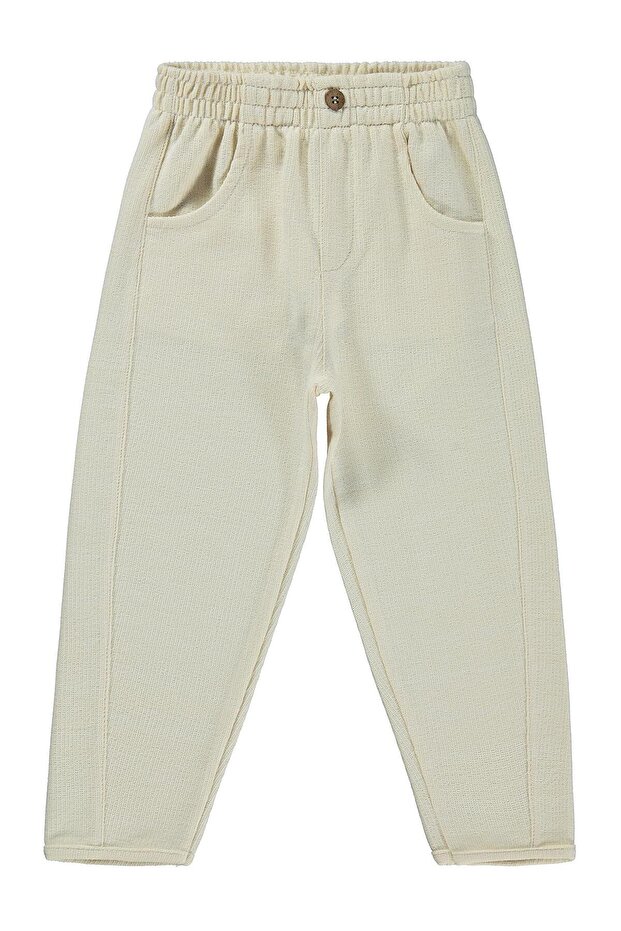 Self-Striped Pants for 2-5 Years Old - Brown