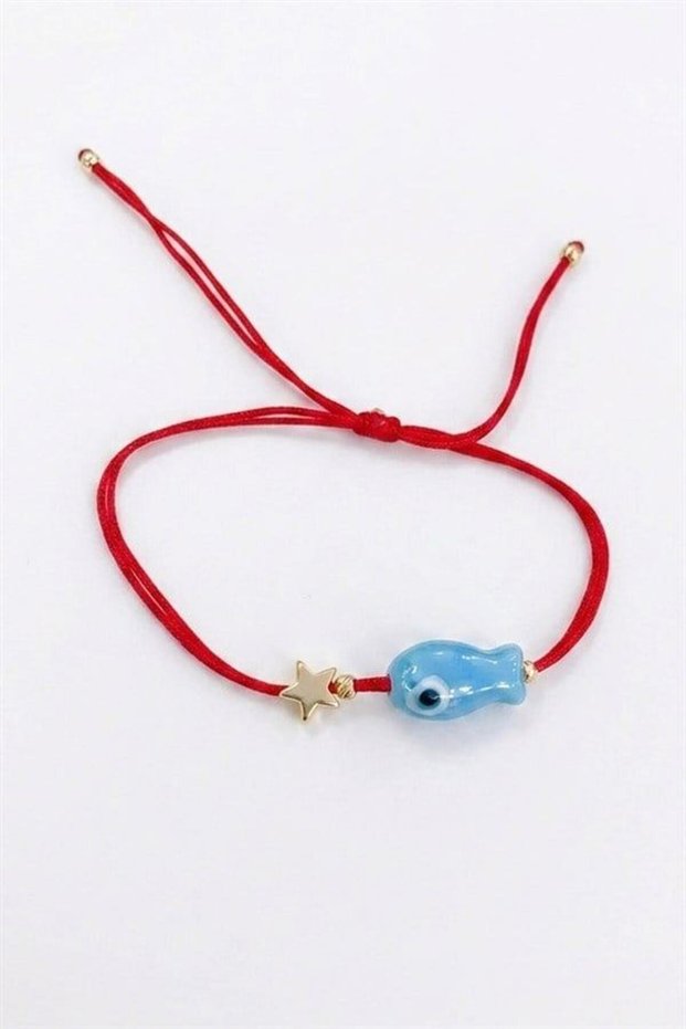 Glb-Stl41414 Fish Bracelet - Light Blue