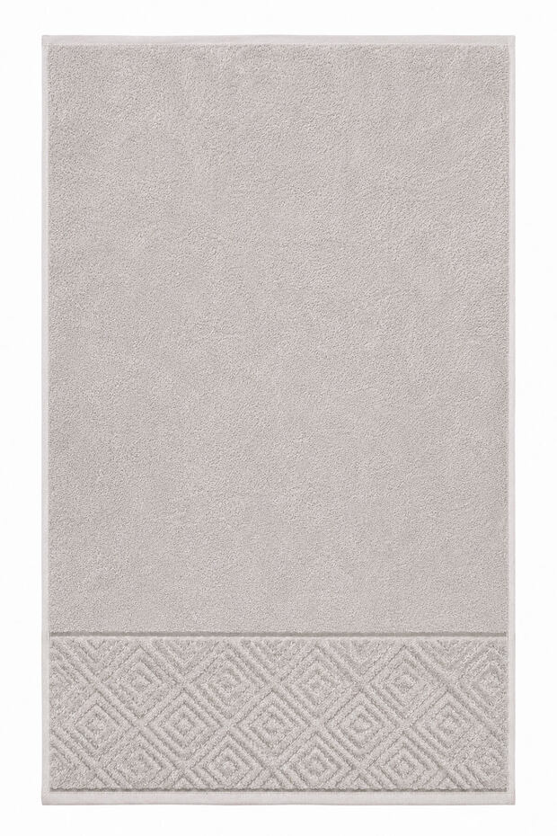Hand and Face Towel 50X90 cm Partial Velvet Jacquard Nova