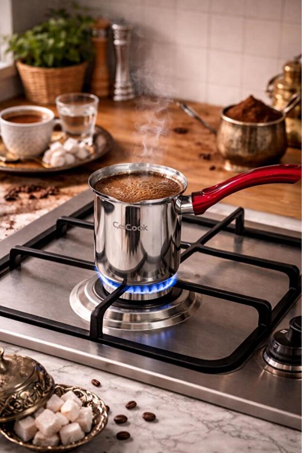 Çetcook 6 No Steel Coffee Pot