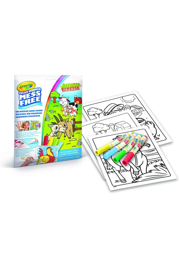Color Wonder Animal Friends | Mess-Free Coloring Set, Ages 3+
