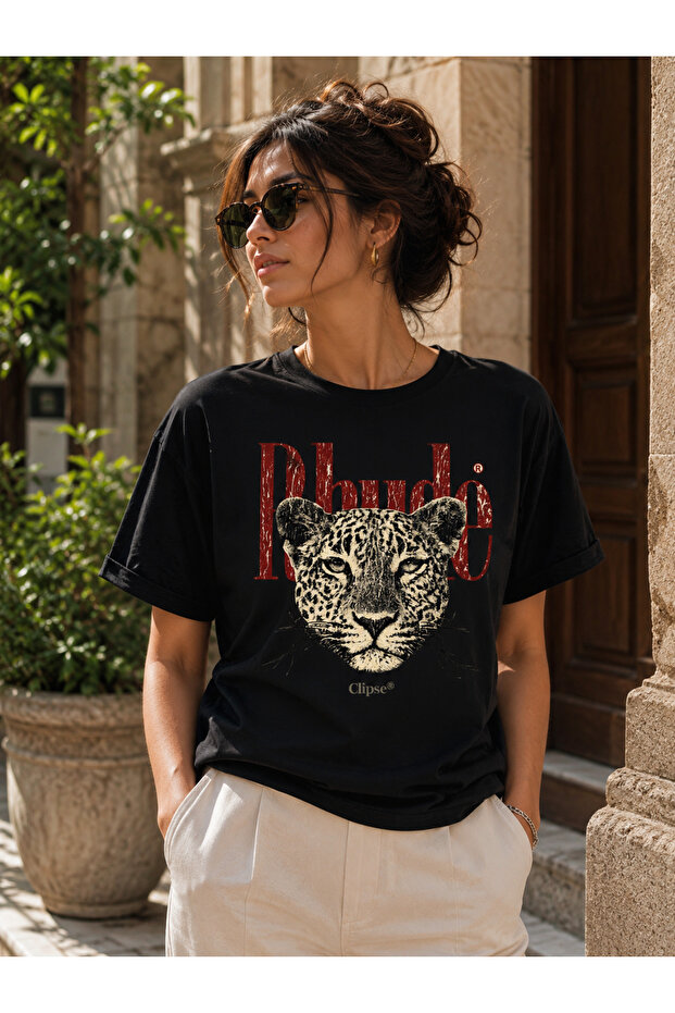 Unisex Men/Women Leopard Special Printed T-Shirt