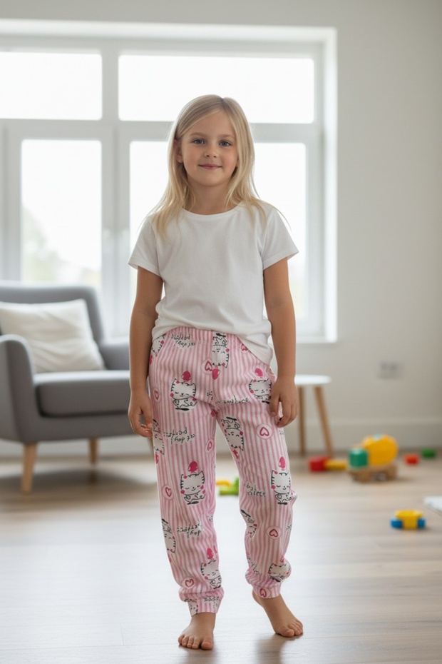 Cat Children's Pajama Bottoms