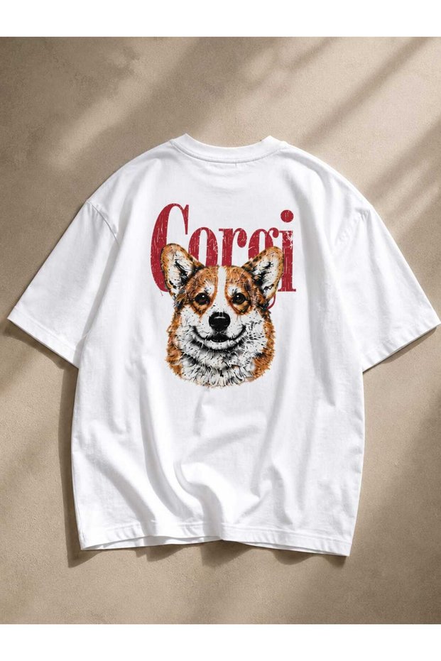 Women's Oversize Printed 100% Cotton T-Shirt