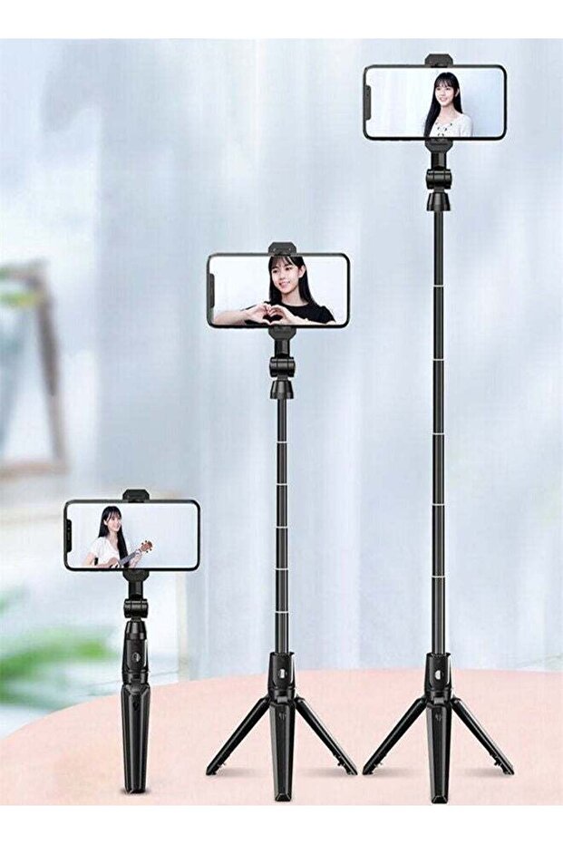 K21 Foldable Wireless Selfie Stick Tripod with Remote Control for iOS and Androids