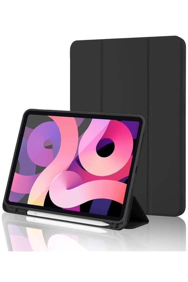 iPad 10th Gen Case 2022 with Pencil Holder - 10.9 Inch Soft TPU Back Protective Smart Case