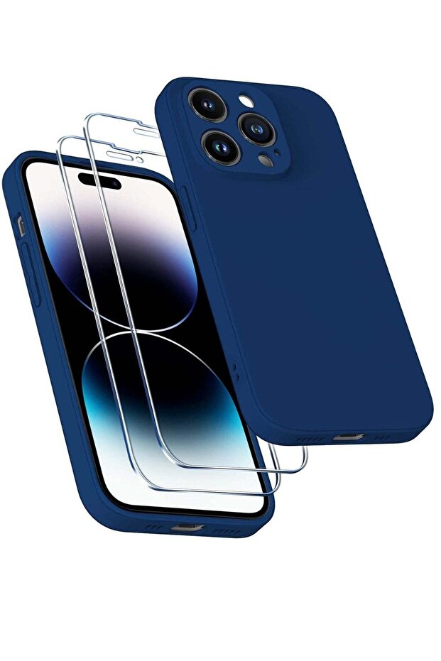 Camera Protection Case for iPhone 14 Pro Max 6.7" [Military Grade Shockproof], Slim Cover-Blue