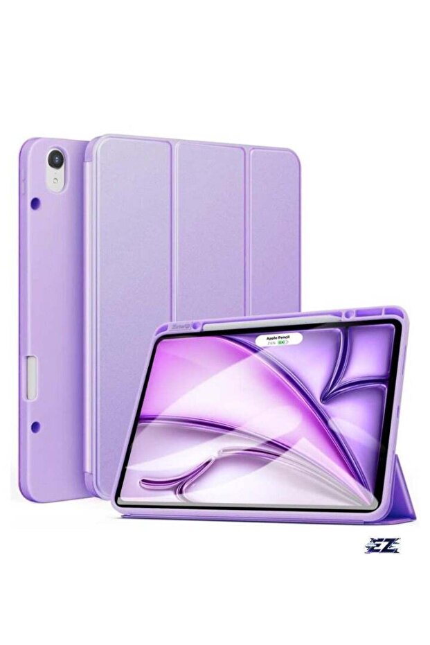 iPad Air 13 Inch Case M2 2024 - Smart Case with Pencil Holder, Touch ID, Auto Wake/Sleep