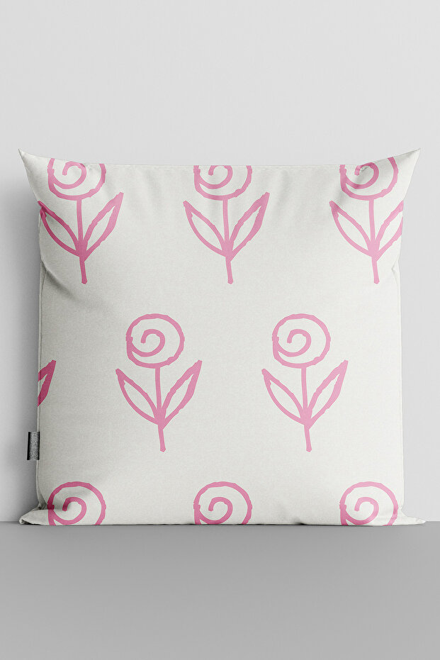 Red Roses Double Sided Digital Printed Throw Pillow Cover