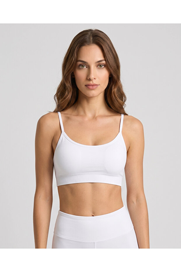 Cotton Padded Bra White 6-Pack