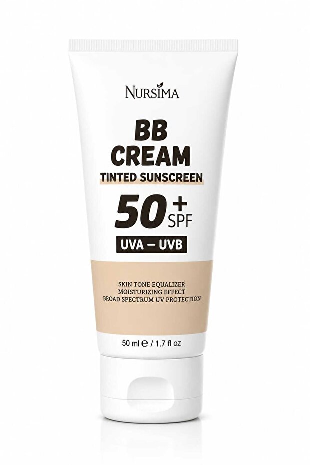 Sunscreen with Foundation Spf 50+ Tinted Tone Equalizer Uva Uvb Protector
